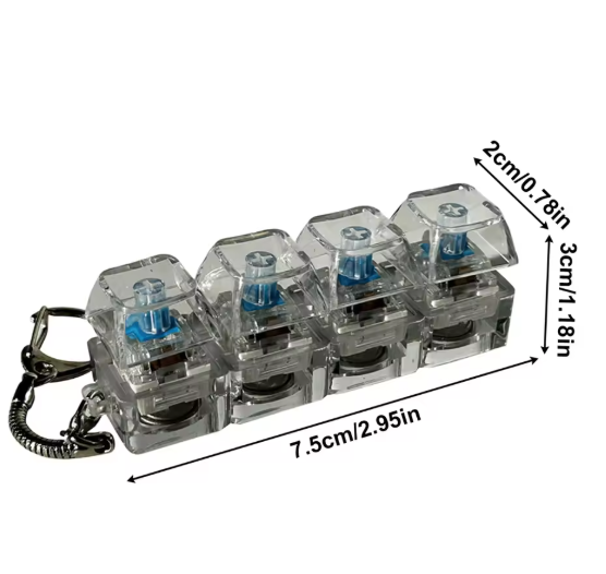 Calm Clicks: Premium Stress Relief Keychain