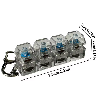 Calm Clicks: Premium Stress Relief Keychain